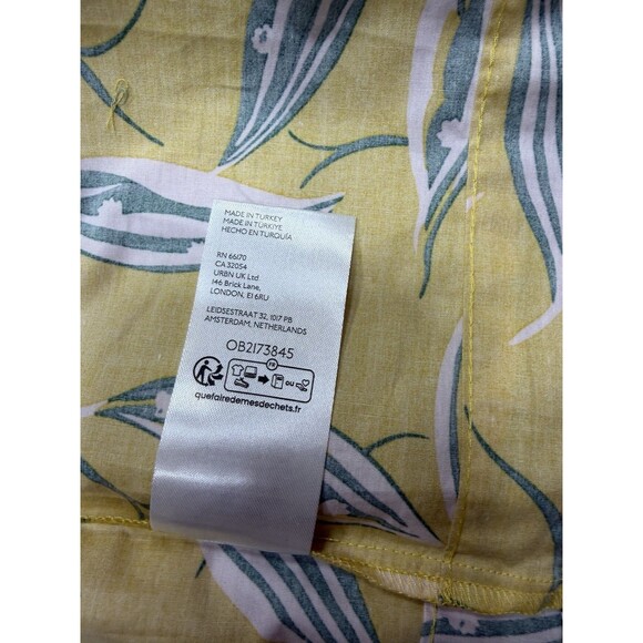 Anthropologie Maxi Dress Yellow Somerset Strapless Vacay Boho Preppy Size XS NWT - Picture 10 of 12